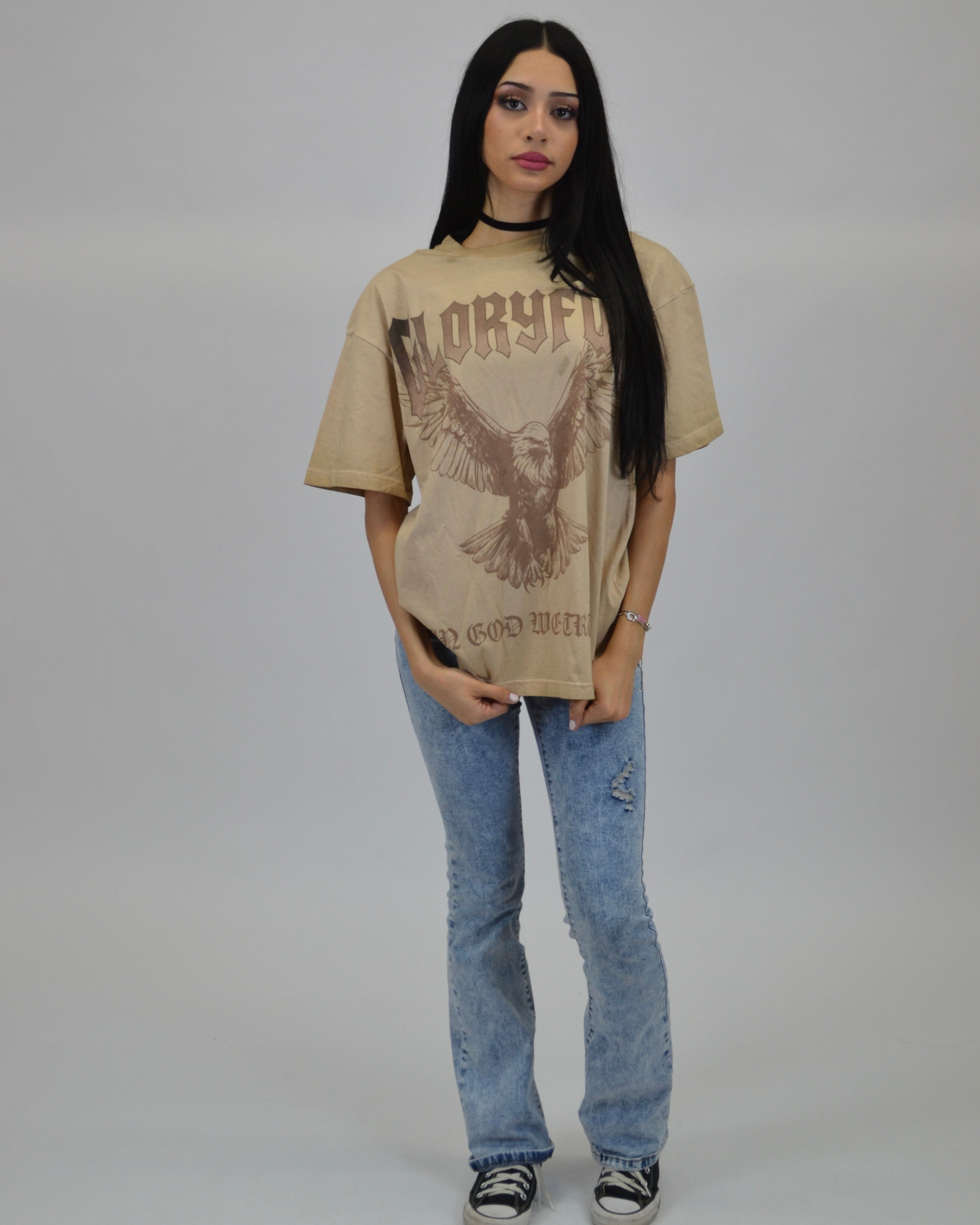 Eagle Tee (Washed Tan)