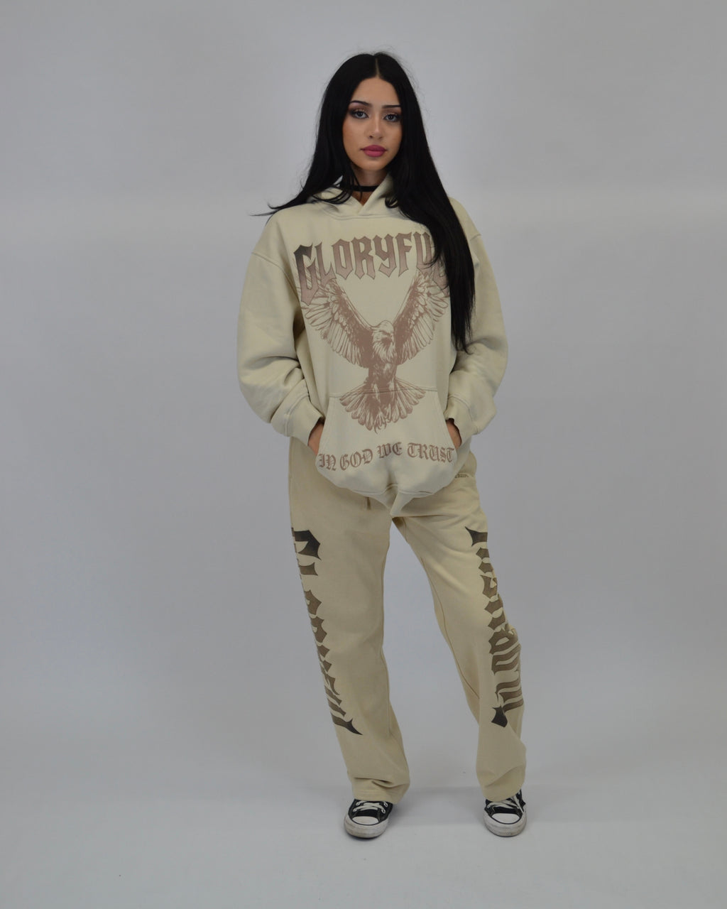Eagle Hoodie (Cream)