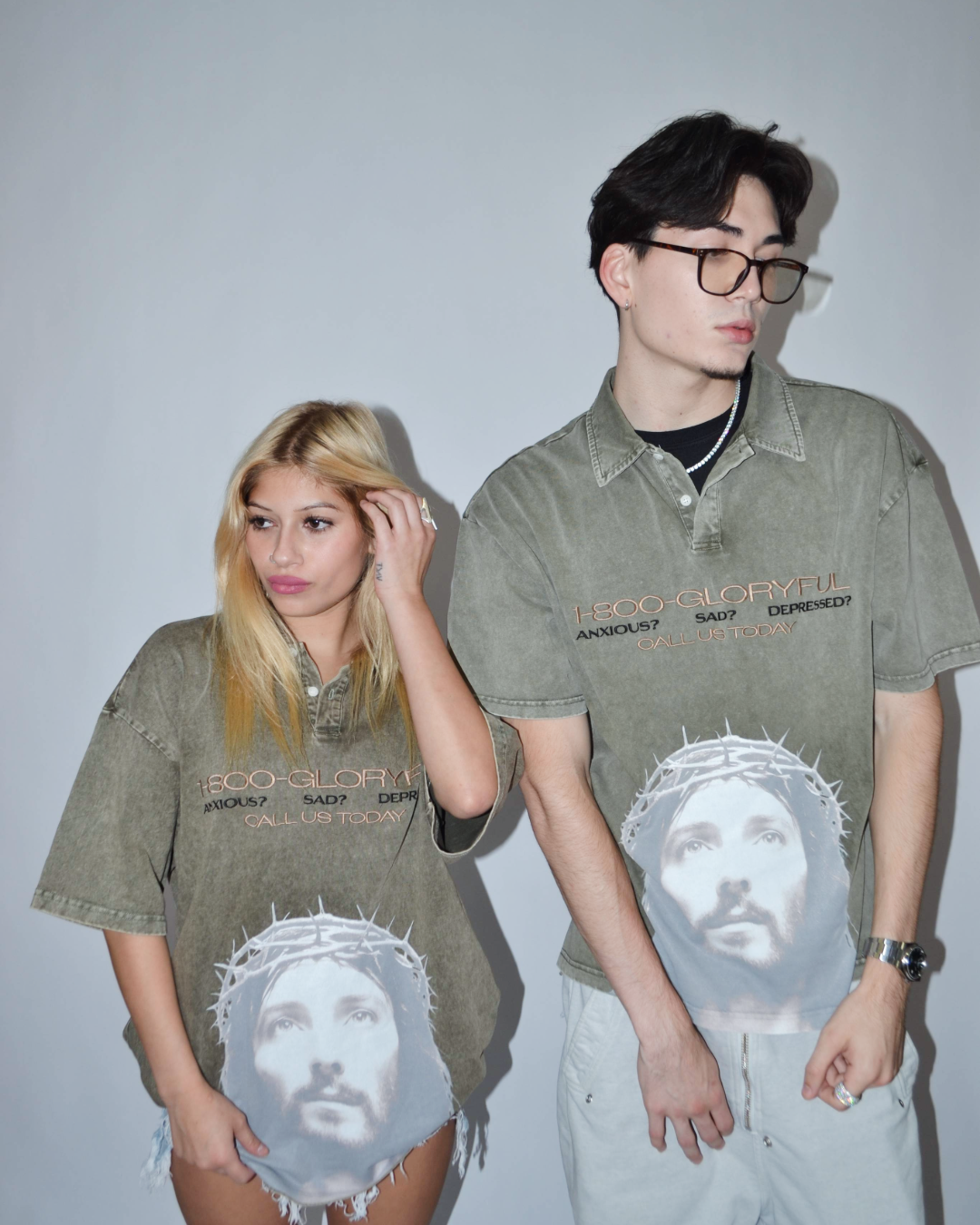 HOTLINE EMBROIDERED POLO OLIVE